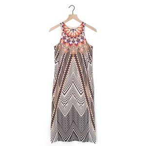ANTHROPOLOGIE HD IN PARIS solstice silk maxi dress